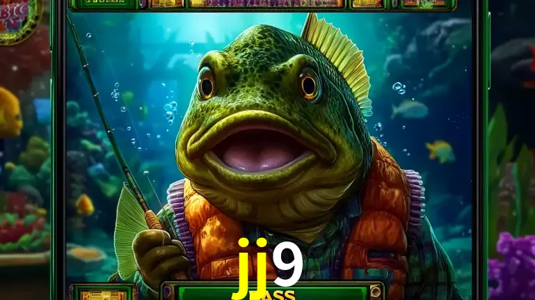 Personagem de peixe pescador do popular jogo de slot com tema de pescaria, uma das emocionantes opções de caça-níqueis para jogar e ganhar no cassino jj9.